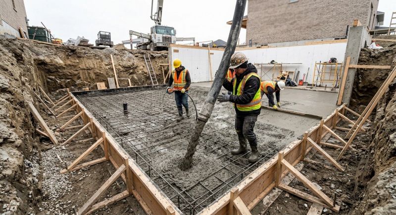 Basement Concrete Installation in Marcus Hook, PA