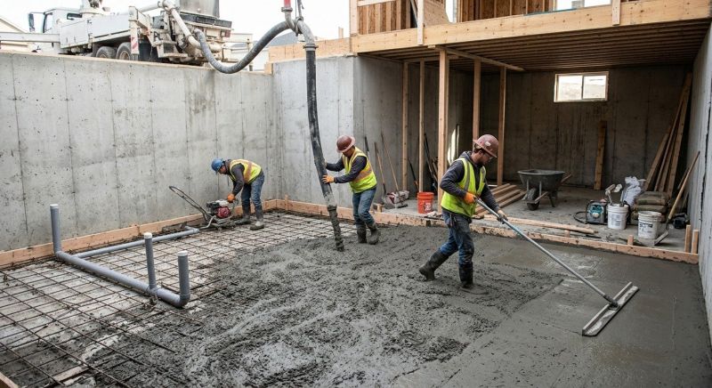 Basement Concrete Installation in Pennsauken, NJ