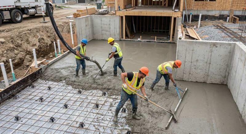 Basement Concrete Installation in Royersford, PA