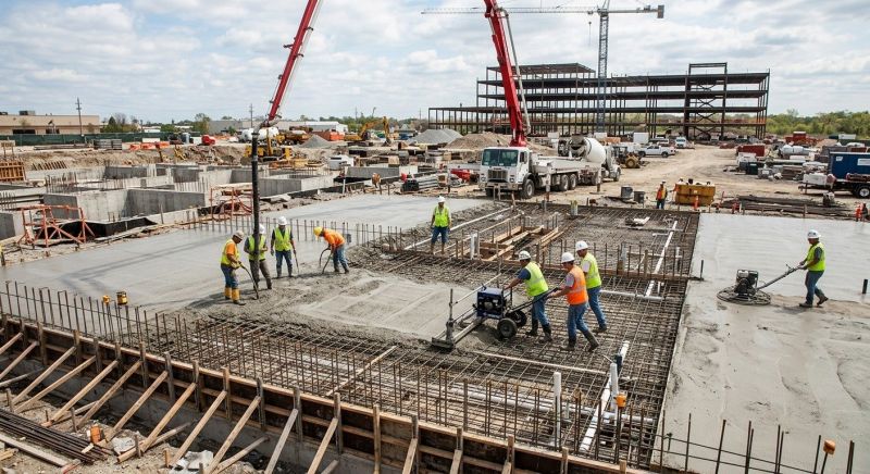 Commercial Slab Construction in Boyertown, PA
