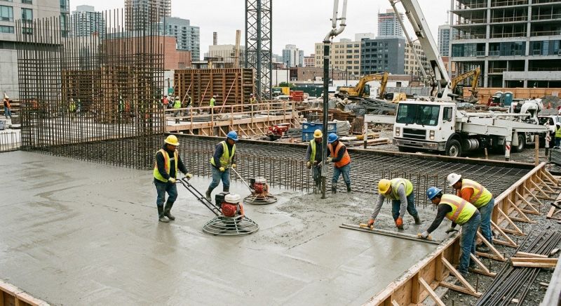 Commercial Slab Construction in Souderton, PA