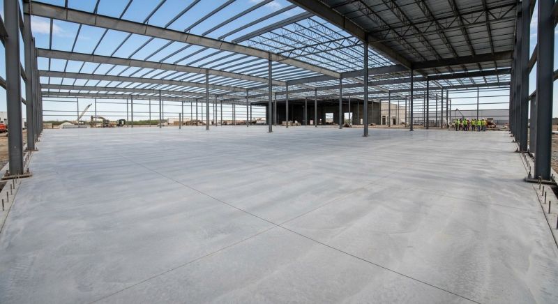 Commercial Slab Installation in Devon, PA