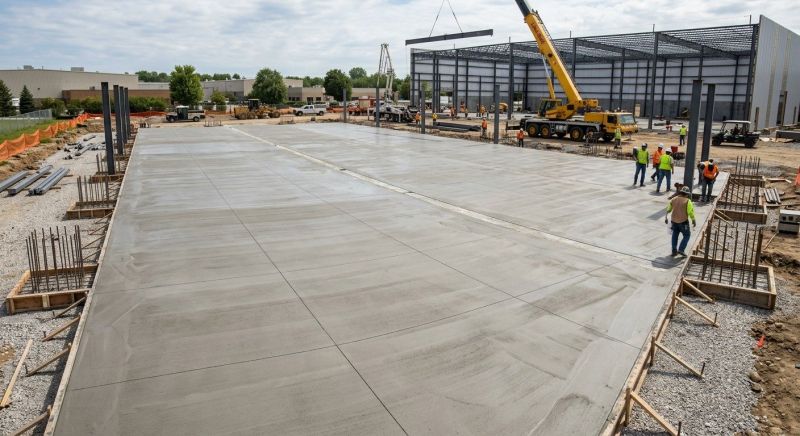 Commercial Slab Installation in Hatboro, PA