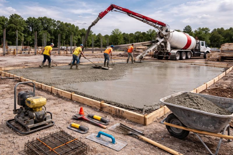 Commercial Slab Installation in Quakertown, PA