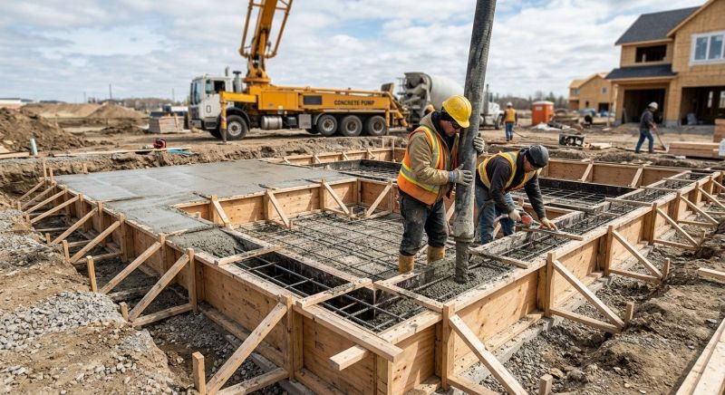Concrete Foundation Installation in Blue Bell, PA