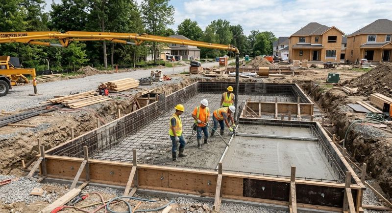 Concrete Foundation Installation in Downingtown, PA