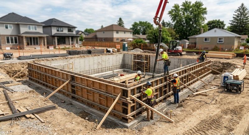 Foundation Construction in Elverson, PA