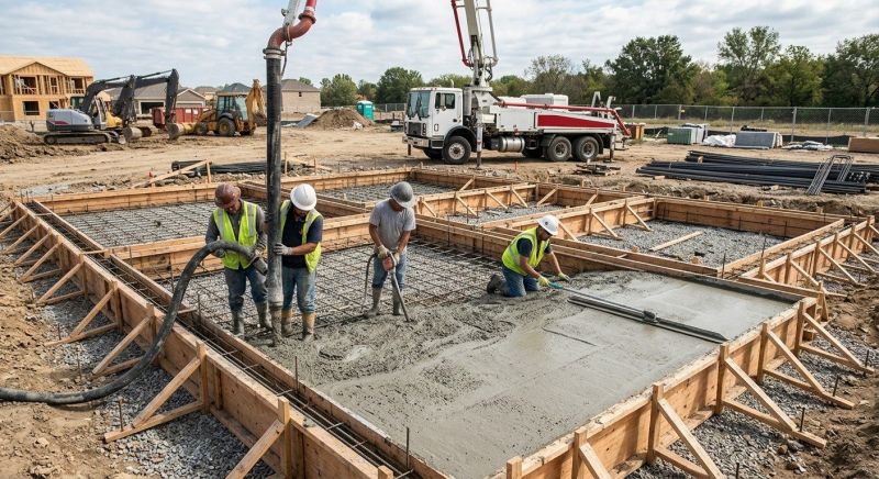 Foundation Wall Pouring in Devon, PA