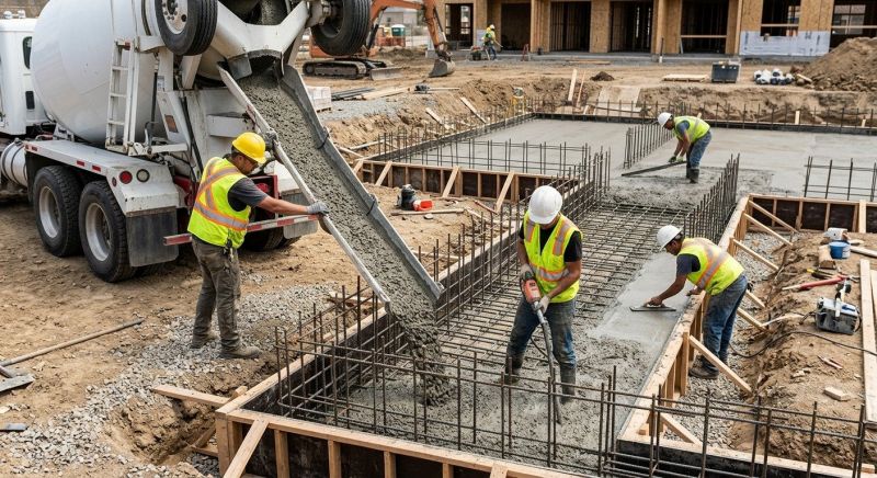 Foundation Wall Pouring in Elverson, PA
