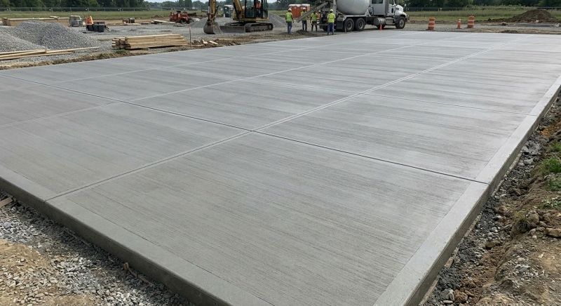 Commercial Slab Construction in Media, PA