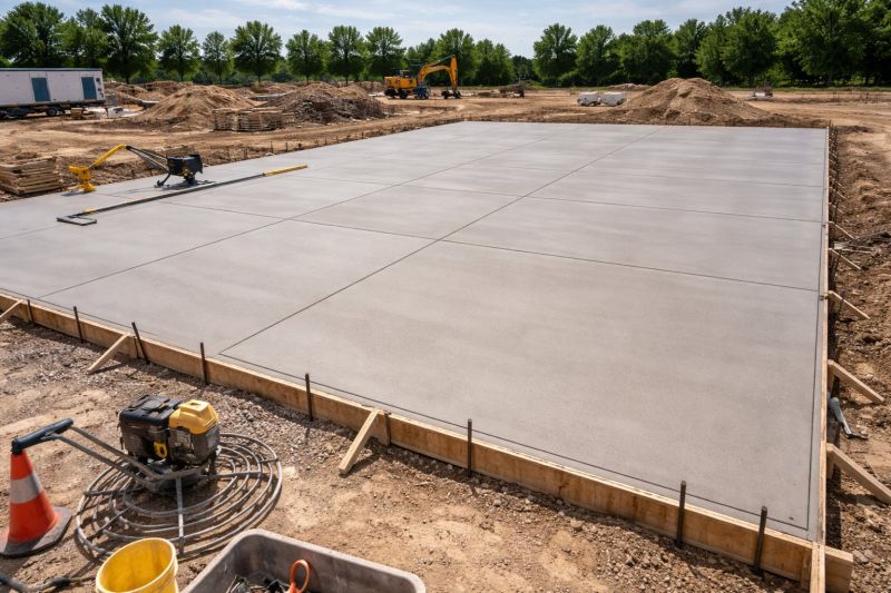 Commercial Slab Installation in Warrington, PA